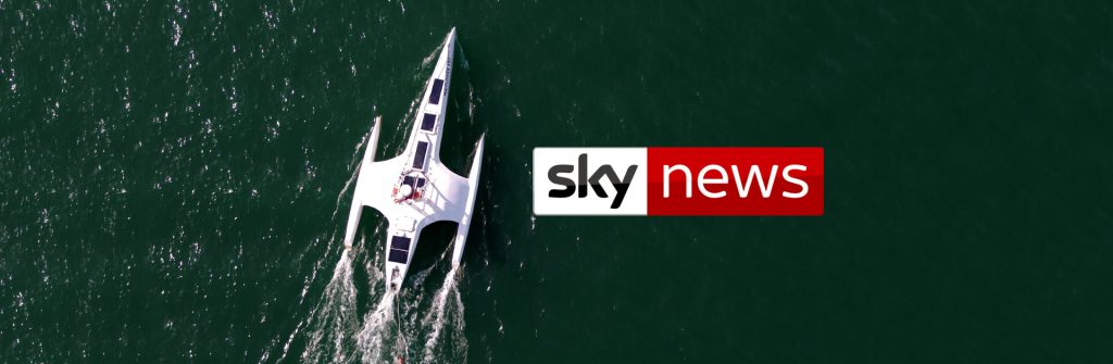 Mayflower features in Sky News video