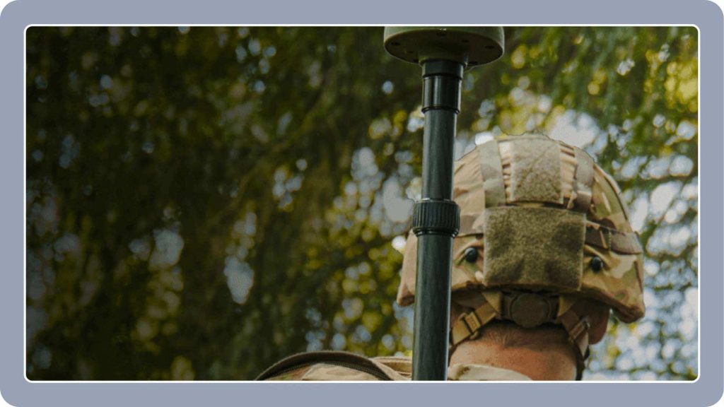BGAN patrol on foot surveillance
