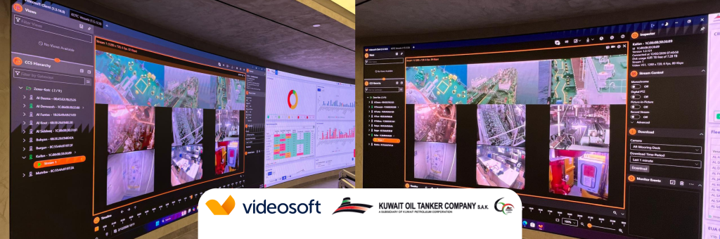 Kuwait Oil Tanker Company (KOTC) using Videosoft Global real-time video streaming solution